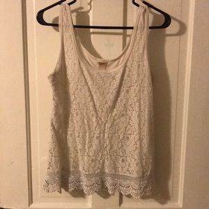 Mossimo supply lace tank top